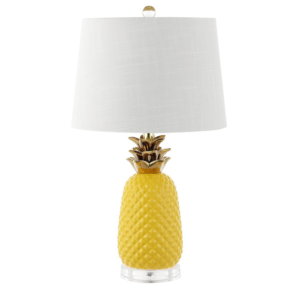 Pineapple Ceramic Led Table Lamp