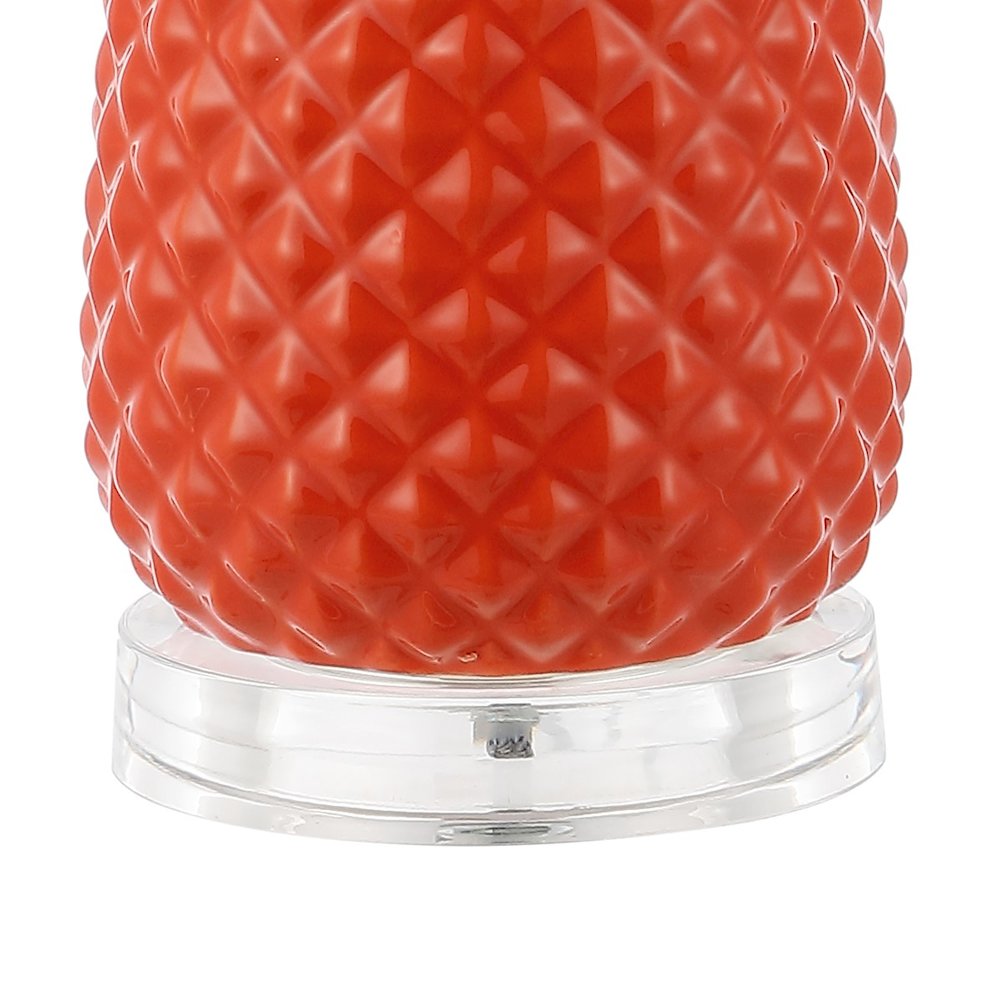 Pineapple Ceramic Led Table Lamp