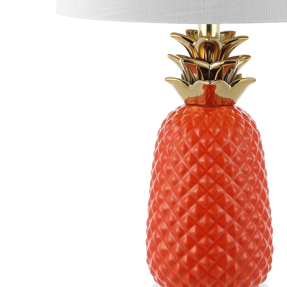 Pineapple Ceramic Led Table Lamp