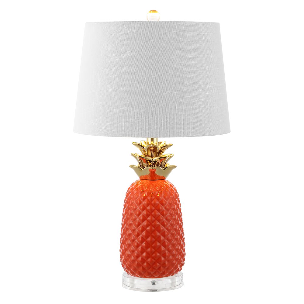 Pineapple Ceramic Led Table Lamp