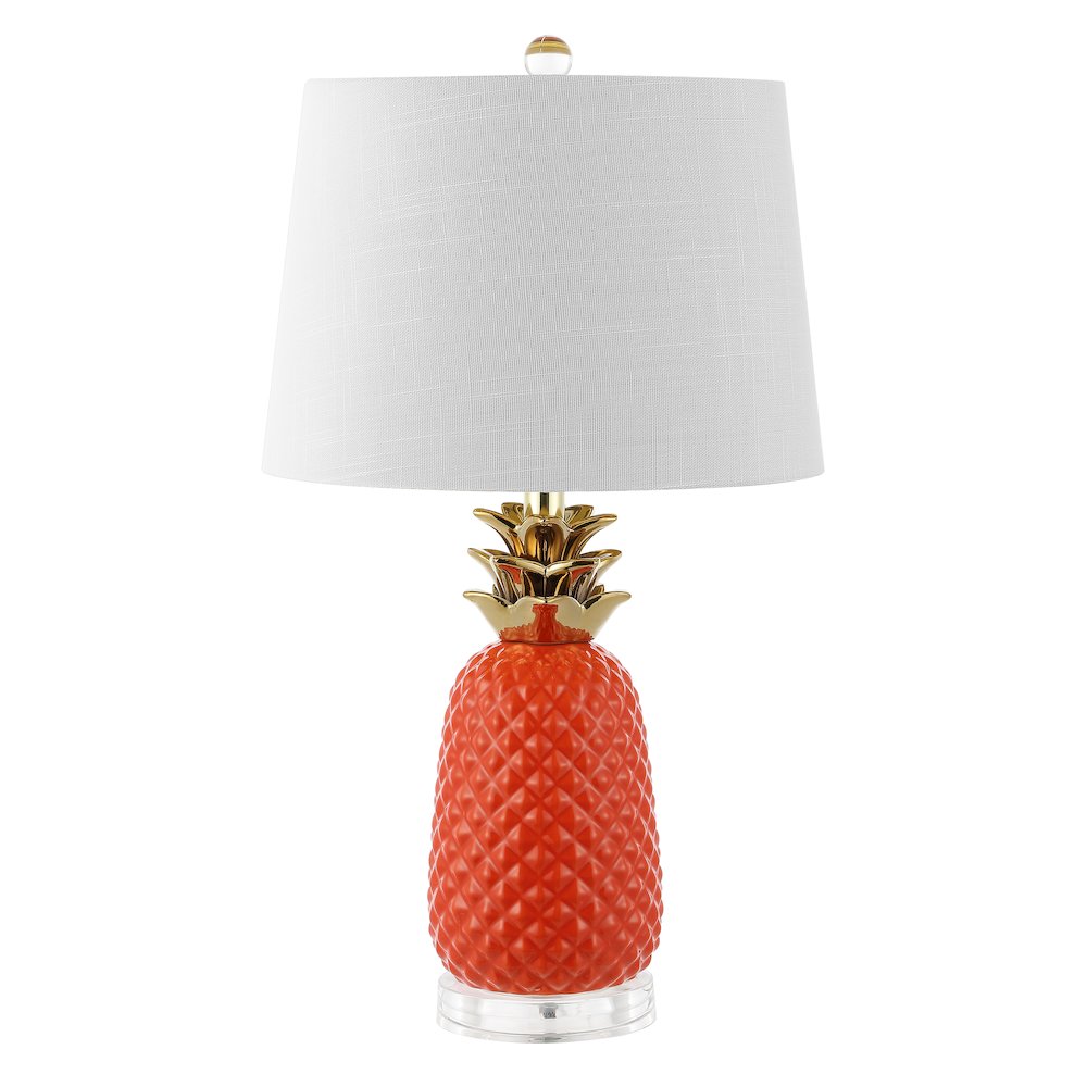 Pineapple Ceramic Led Table Lamp