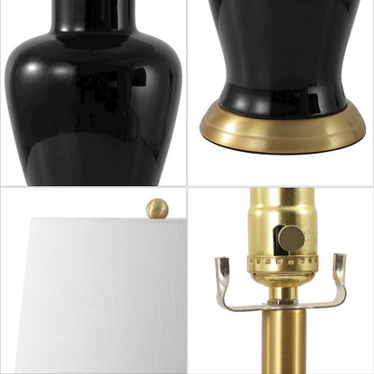 Julian Traditional Classic Ceramic Urn LED Table Lamp