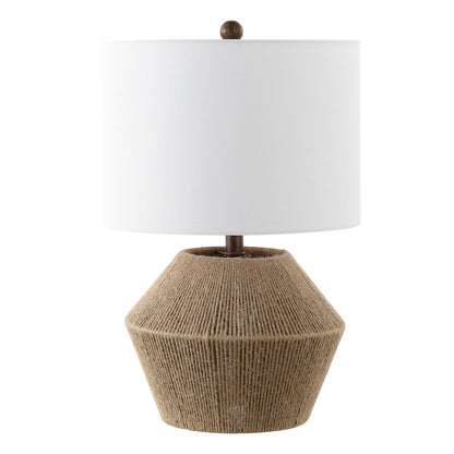 Alma Coastal Rustic Iron/Rope Led Table Lamp