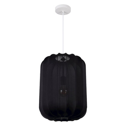 Aurelia Scandinavian Adjustable Lantern Metal Ribbed Cocoon Capsule LED Pendant