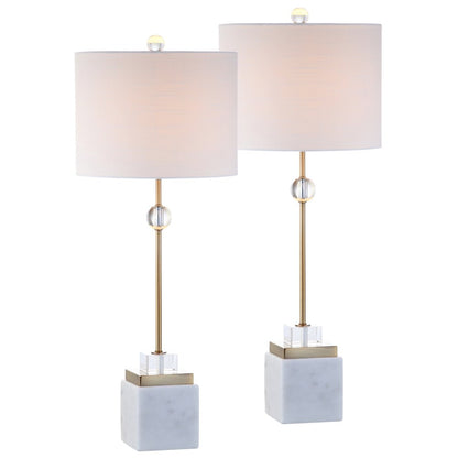 Dawson Marblecrystal Led Table Lamp (Set Of 2)