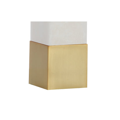 Jeffrey Metal/Marble Led Table Lamp