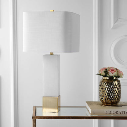 Jeffrey Metal/Marble Led Table Lamp