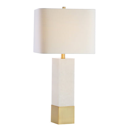 Jeffrey Metal/Marble Led Table Lamp