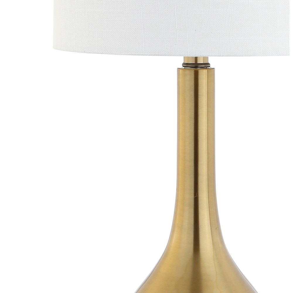 Dylan Metal/Crystal Teardrop Led Table Lamp
