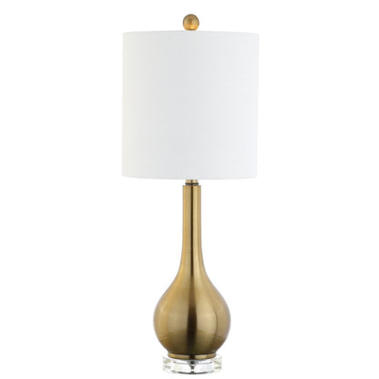 Dylan Metal/Crystal Teardrop Led Table Lamp