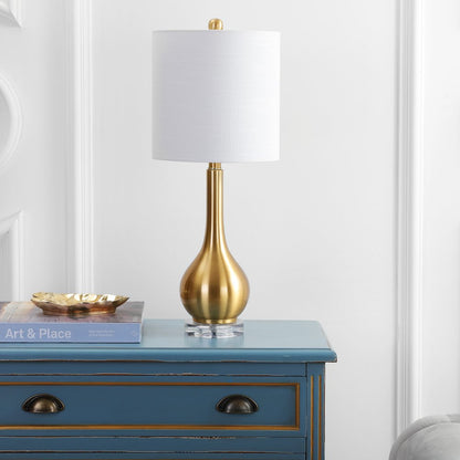 Dylan Metal/Crystal Teardrop Led Table Lamp