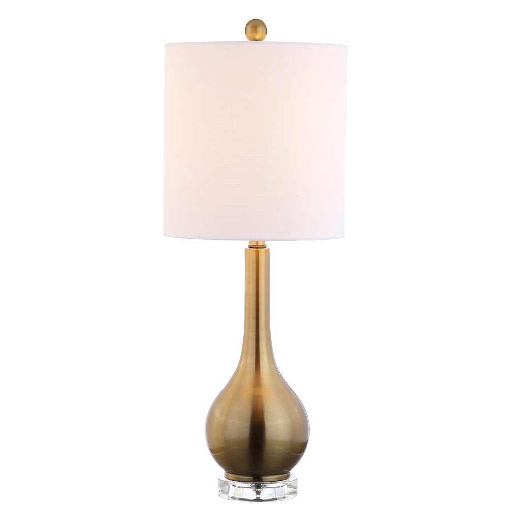 Dylan Metal/Crystal Teardrop Led Table Lamp