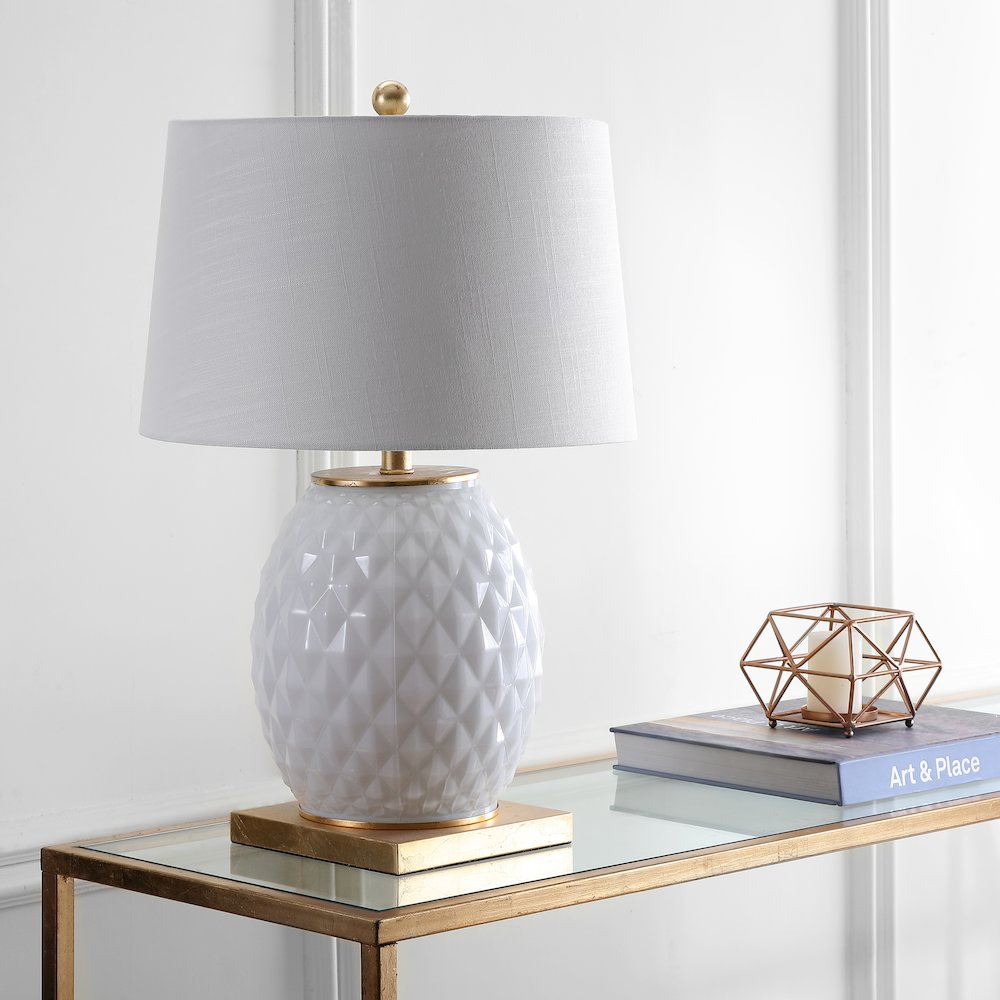 Diamond Led Glassmetal Table Lamp