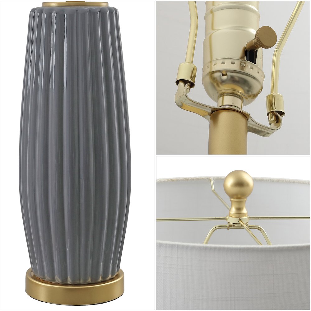 Roman Ceramic Led Table Lamp
