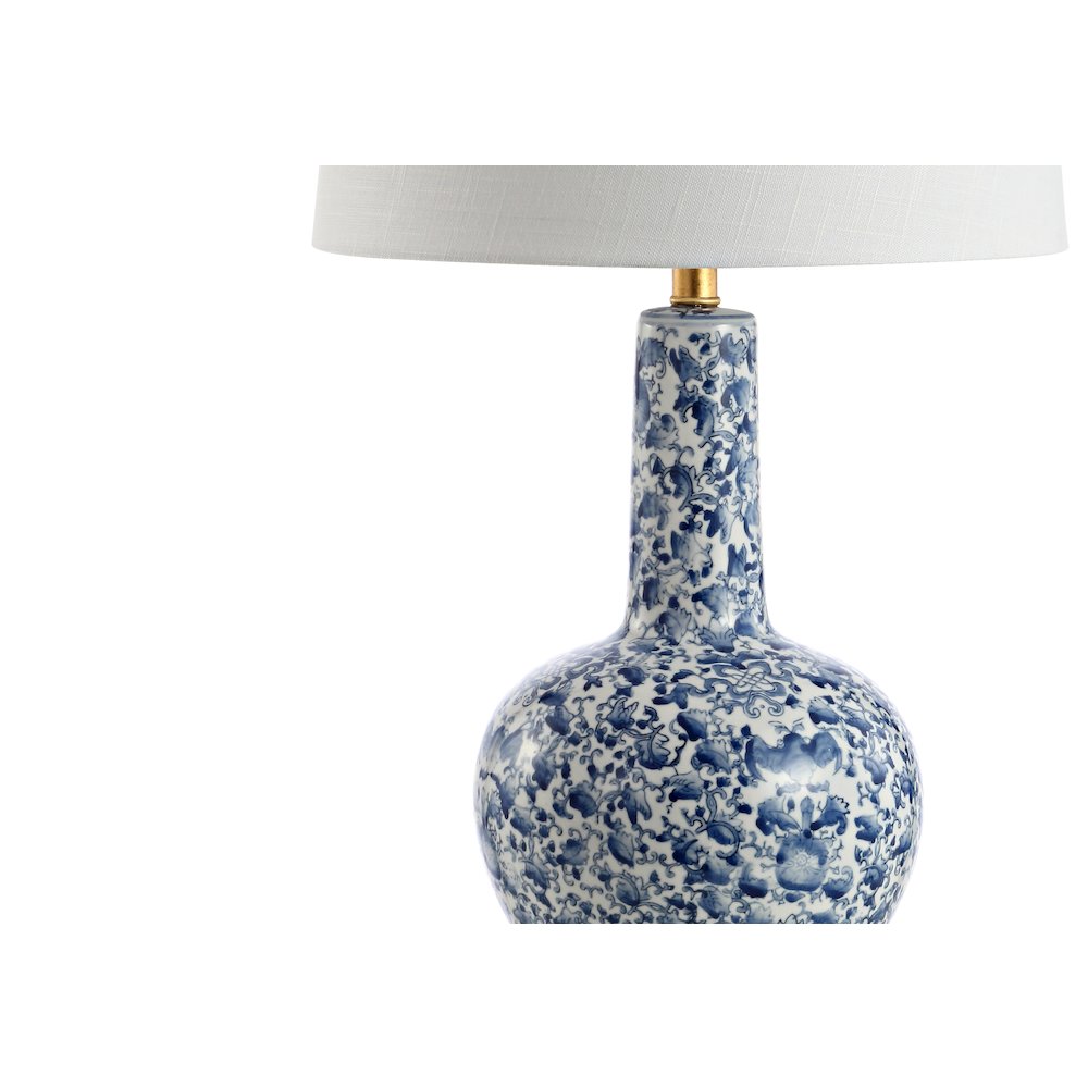 Chinois Ceramiciron Classic Cottage Led Table Lamp