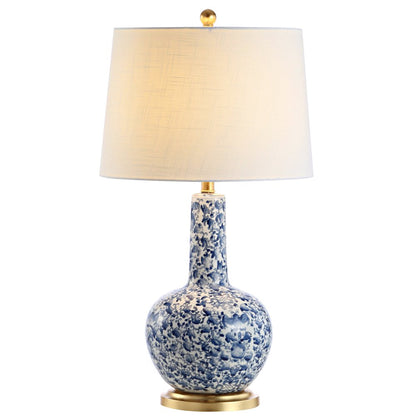 Chinois Ceramiciron Classic Cottage Led Table Lamp
