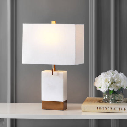 Trevor Marbleiron Gold Modern Console Led Table Lamp