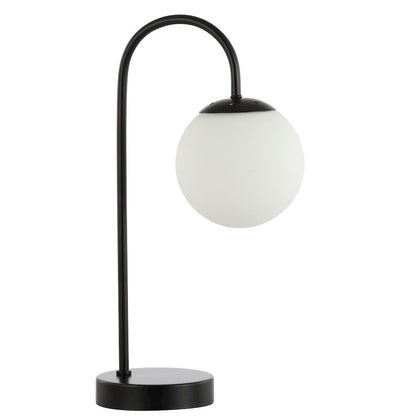 Arco Iron/Glass Minimalist Mid Century Globe Led Table Lamp