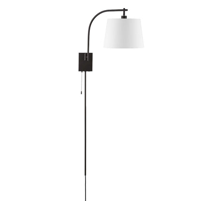 Plug-In Or Hardwired Iron Led Gooseneck Swing Arm Wall Sconce