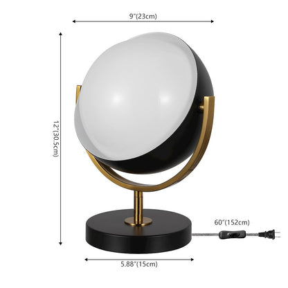 Orion Adjustable Rotating Globe Sliding Diffuser Shield LED Table Lamp (Set 2)