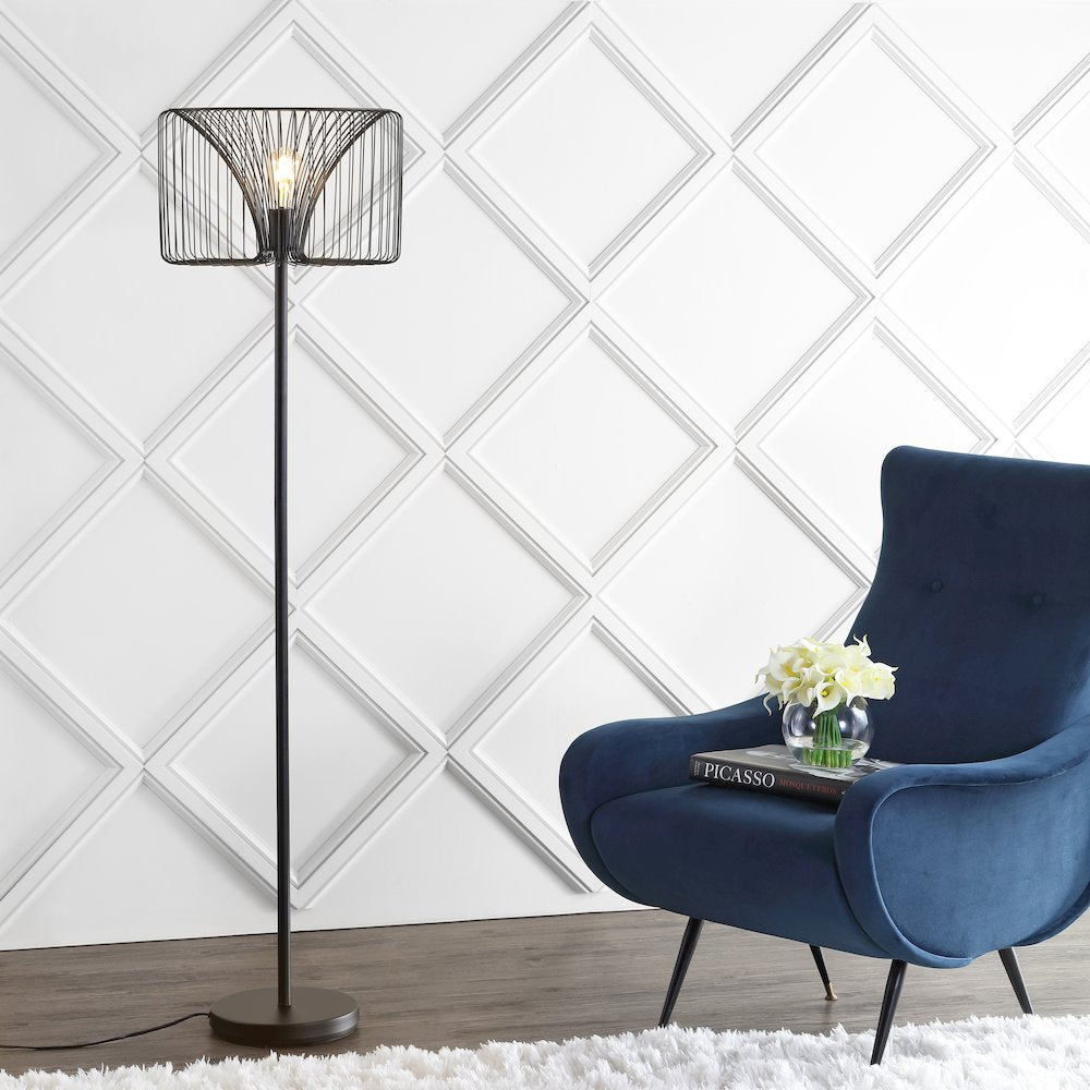 Gridley Metal Led Floor Lamp