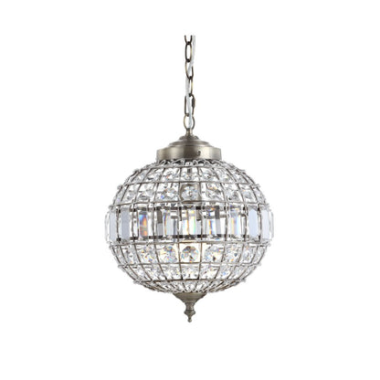 Georgina Crystal/Metal Led Pendant Pendant