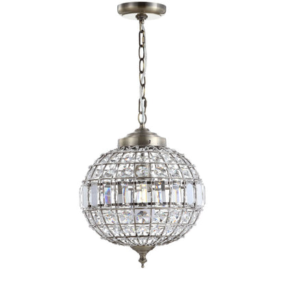Georgina Crystal/Metal Led Pendant Pendant
