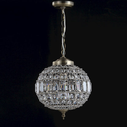 Georgina Crystal/Metal Led Pendant Pendant