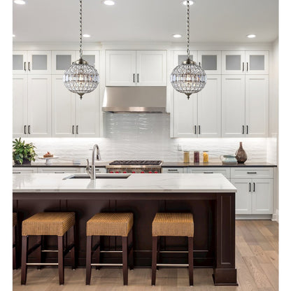Georgina Crystal/Metal Led Pendant Pendant