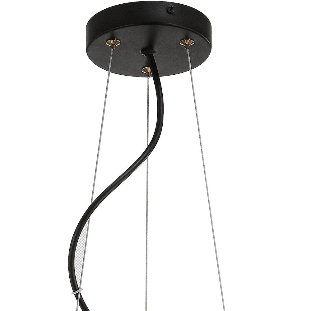Eugenio Adjustable Metal Led Chandelier