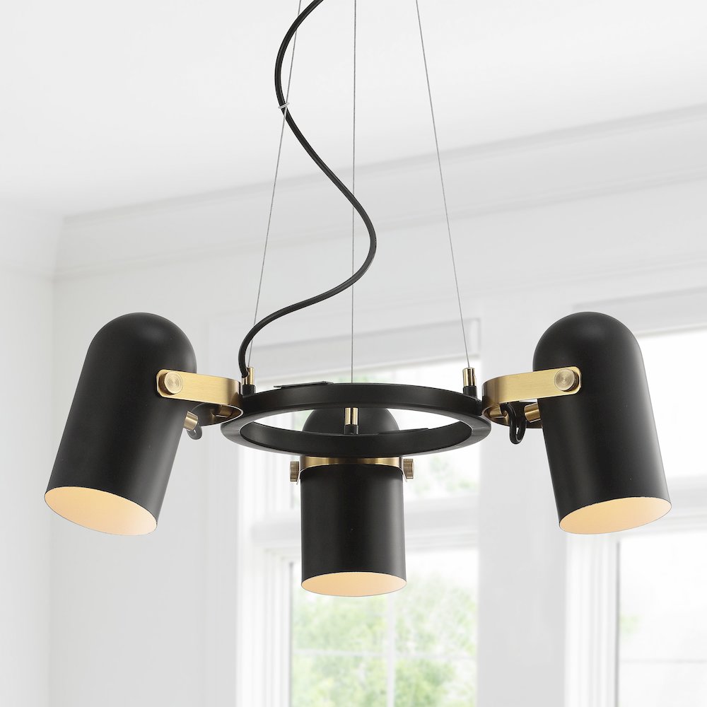 Eugenio Adjustable Metal Led Chandelier