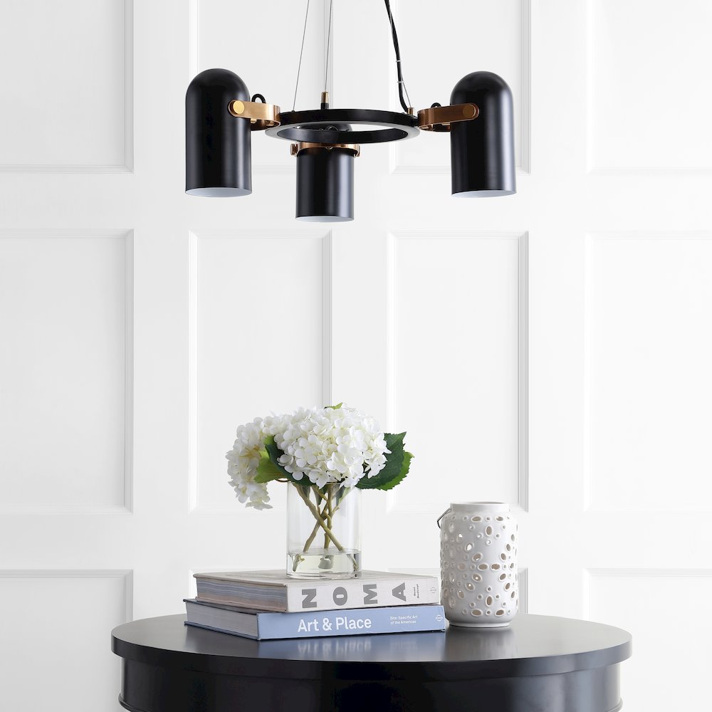 Eugenio Adjustable Metal Led Chandelier