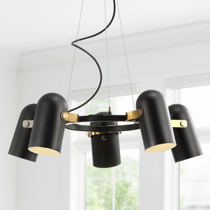 Eugenio Adjustable Metal Led Chandelier