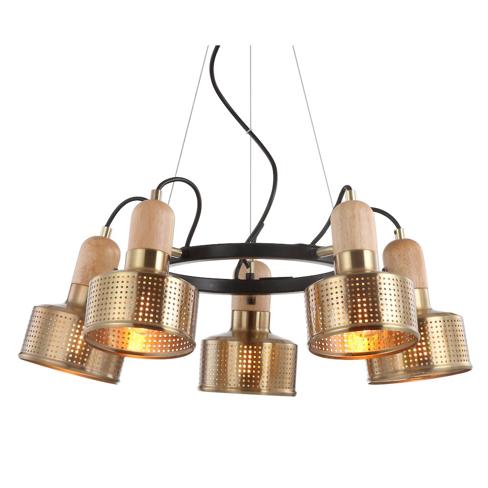 Gallery Adjustable Spotlight Metal Led Chandelier