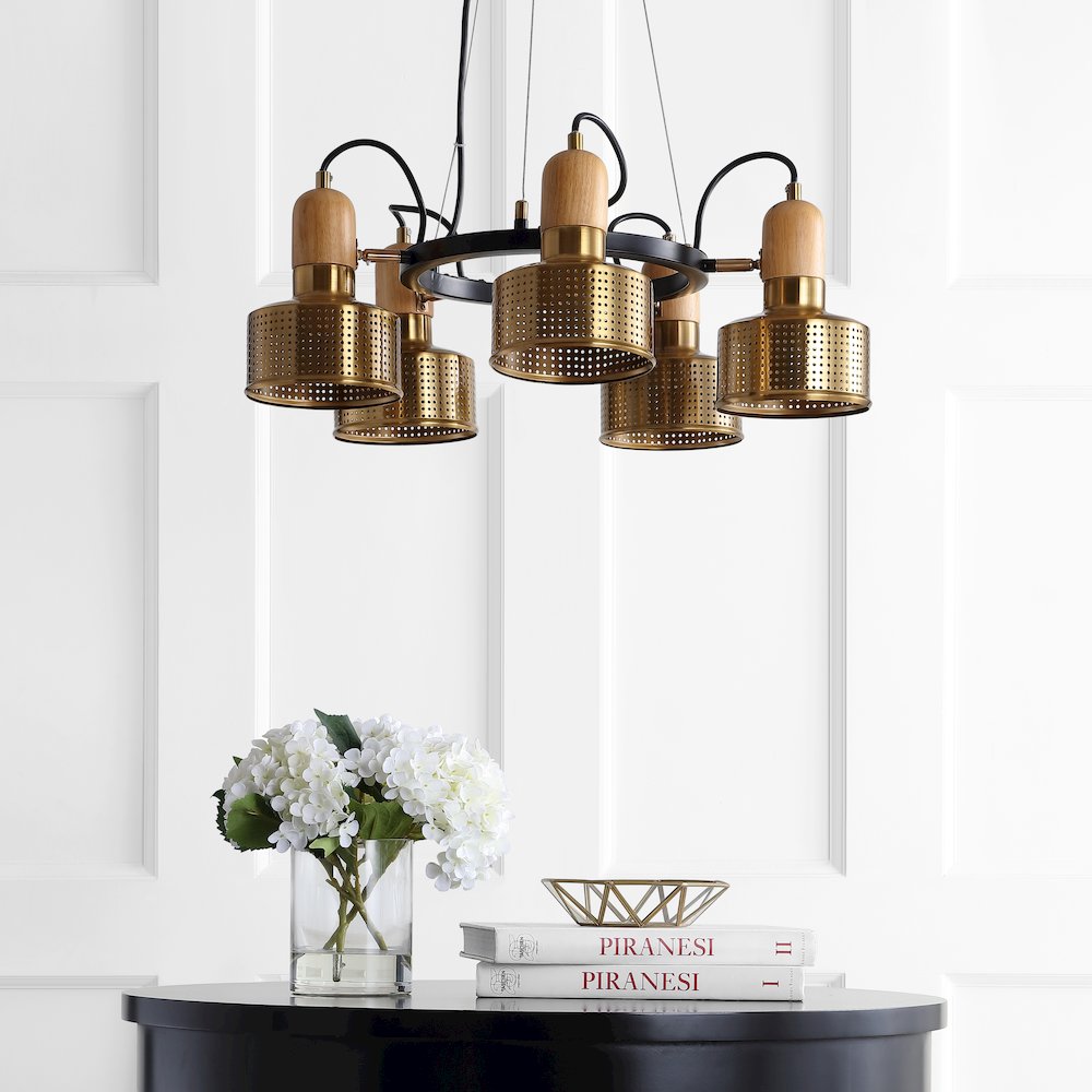 Gallery Adjustable Spotlight Metal Led Chandelier