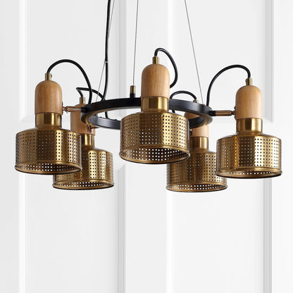 Gallery Adjustable Spotlight Metal Led Chandelier