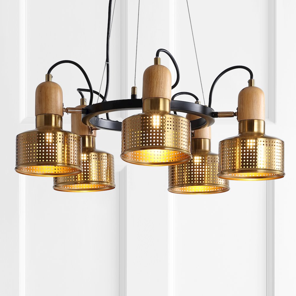Gallery Adjustable Spotlight Metal Led Chandelier