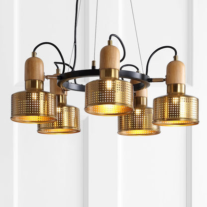 Gallery Adjustable Spotlight Metal Led Chandelier