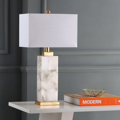 Elizabeth Alabaster Led Table Lamp