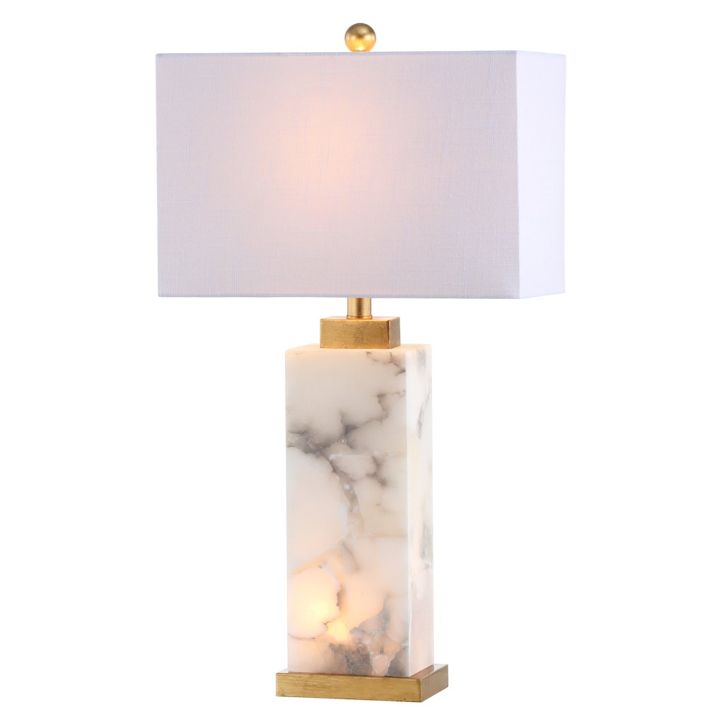 Elizabeth Alabaster Led Table Lamp