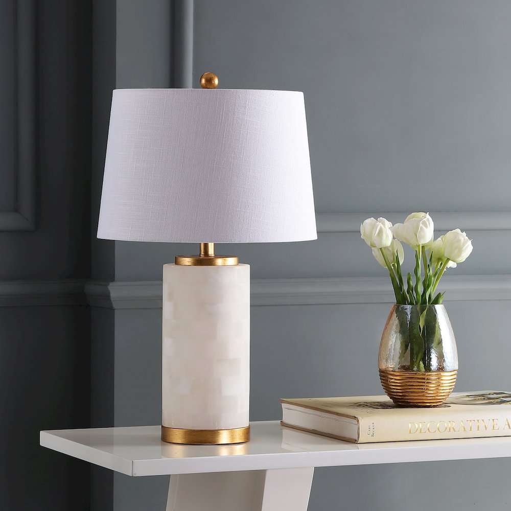 Eliza Alabaster Led Table Lamp