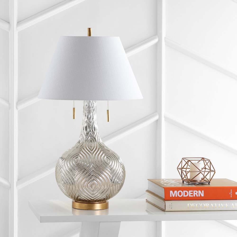 Highland Gourd Glass Led Table Lamp
