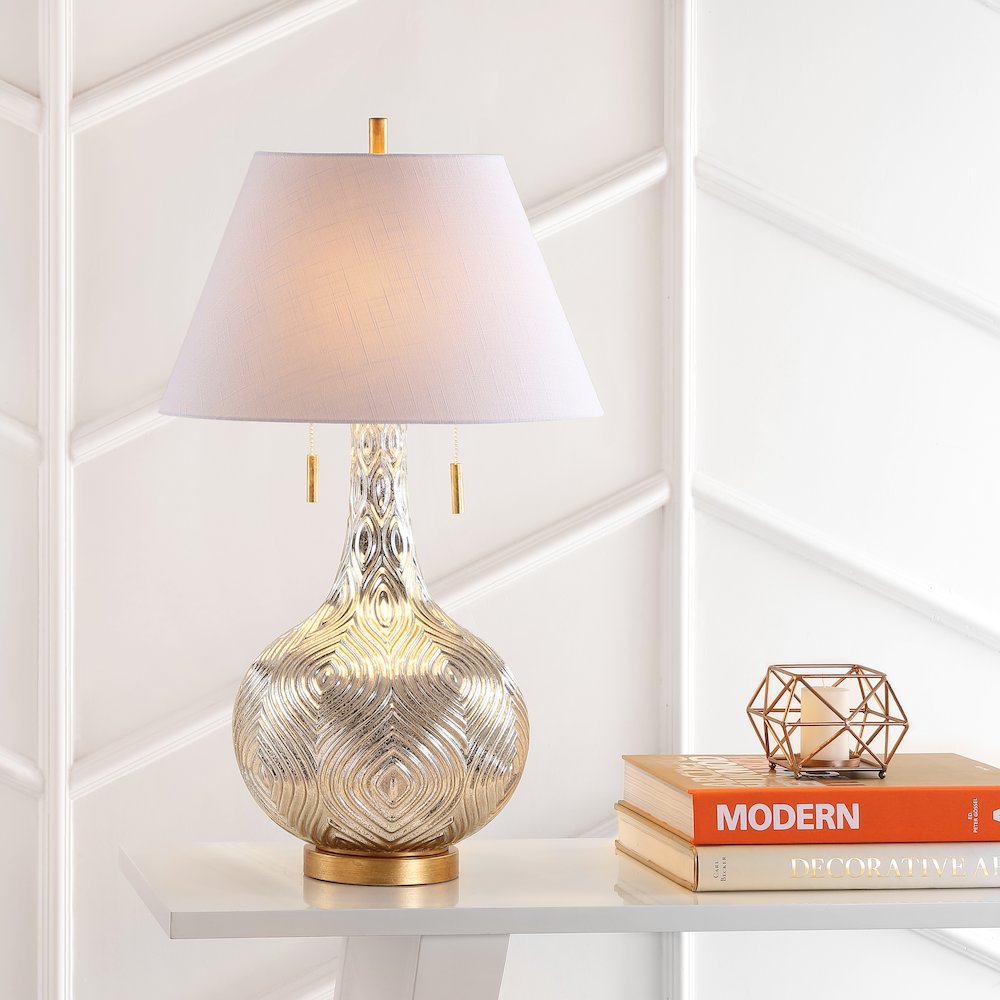 Highland Gourd Glass Led Table Lamp
