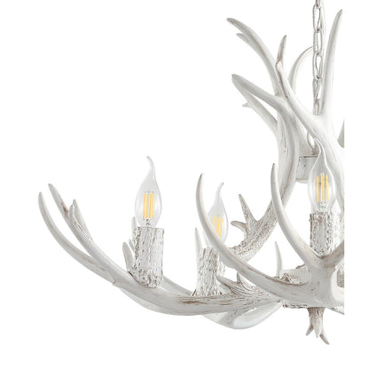 Eldora Adjustable Resin Antler Led Chandelier