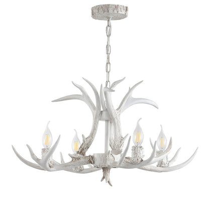 Eldora Adjustable Resin Antler Led Chandelier