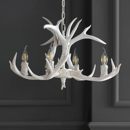 Eldora Adjustable Resin Antler Led Chandelier