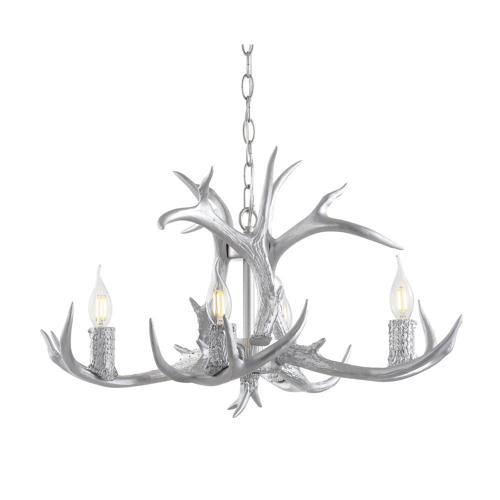 Eldora Adjustable Resin Antler Led Chandelier