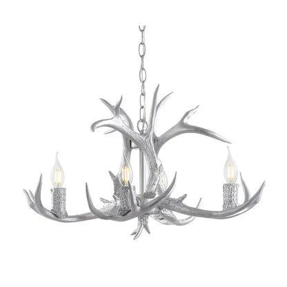 Eldora Adjustable Resin Antler Led Chandelier