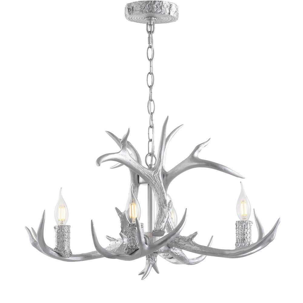 Eldora Adjustable Resin Antler Led Chandelier