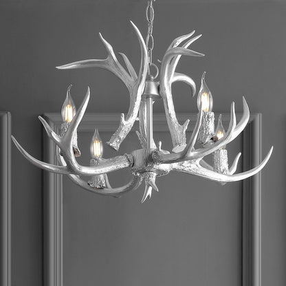 Eldora Adjustable Resin Antler Led Chandelier